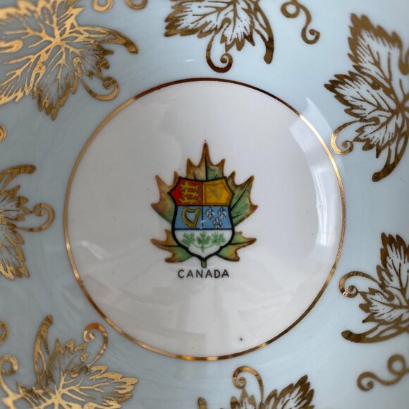 Vintage Royal Grafton Canadian Centennial Collectible Teacup and Saucer - Picture 6 of 13